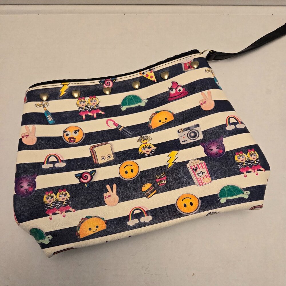 BETSY JOHNSON EMOJI CLUTCH BAG